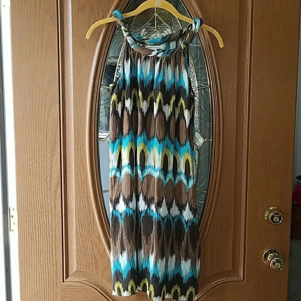 Banana Republic silk printed dress Sz. PS NWOT
